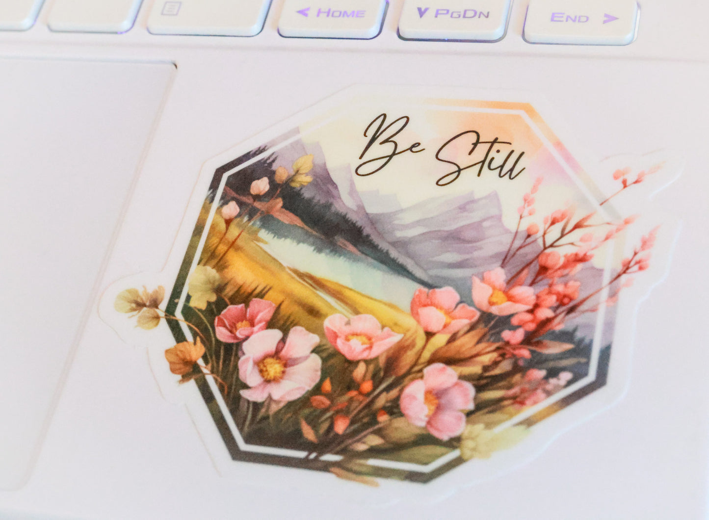 Be Still Sticker