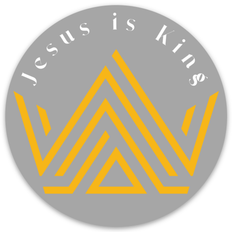 Jesus is King Sticker