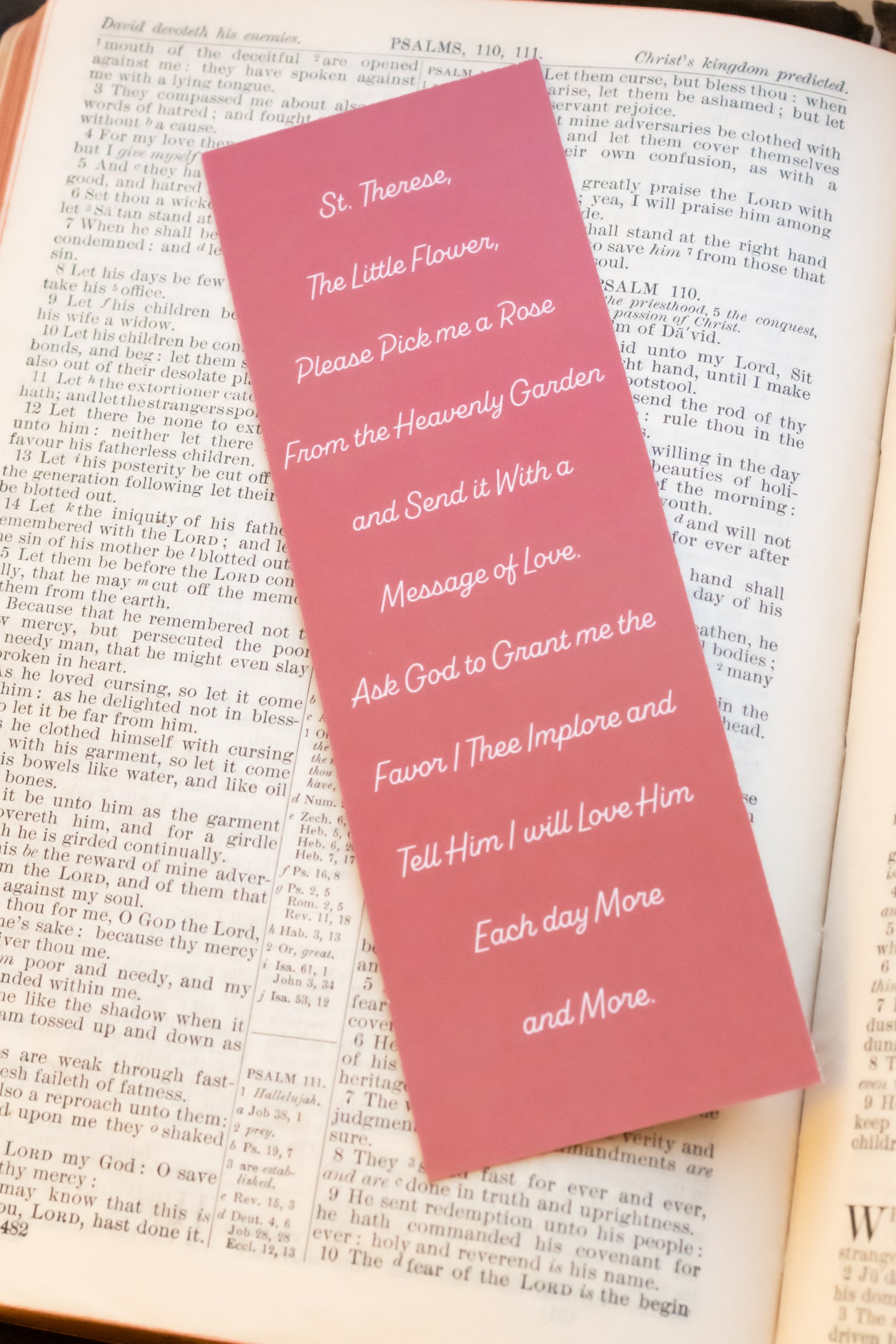 St. Therese of Lisieux Bookmark