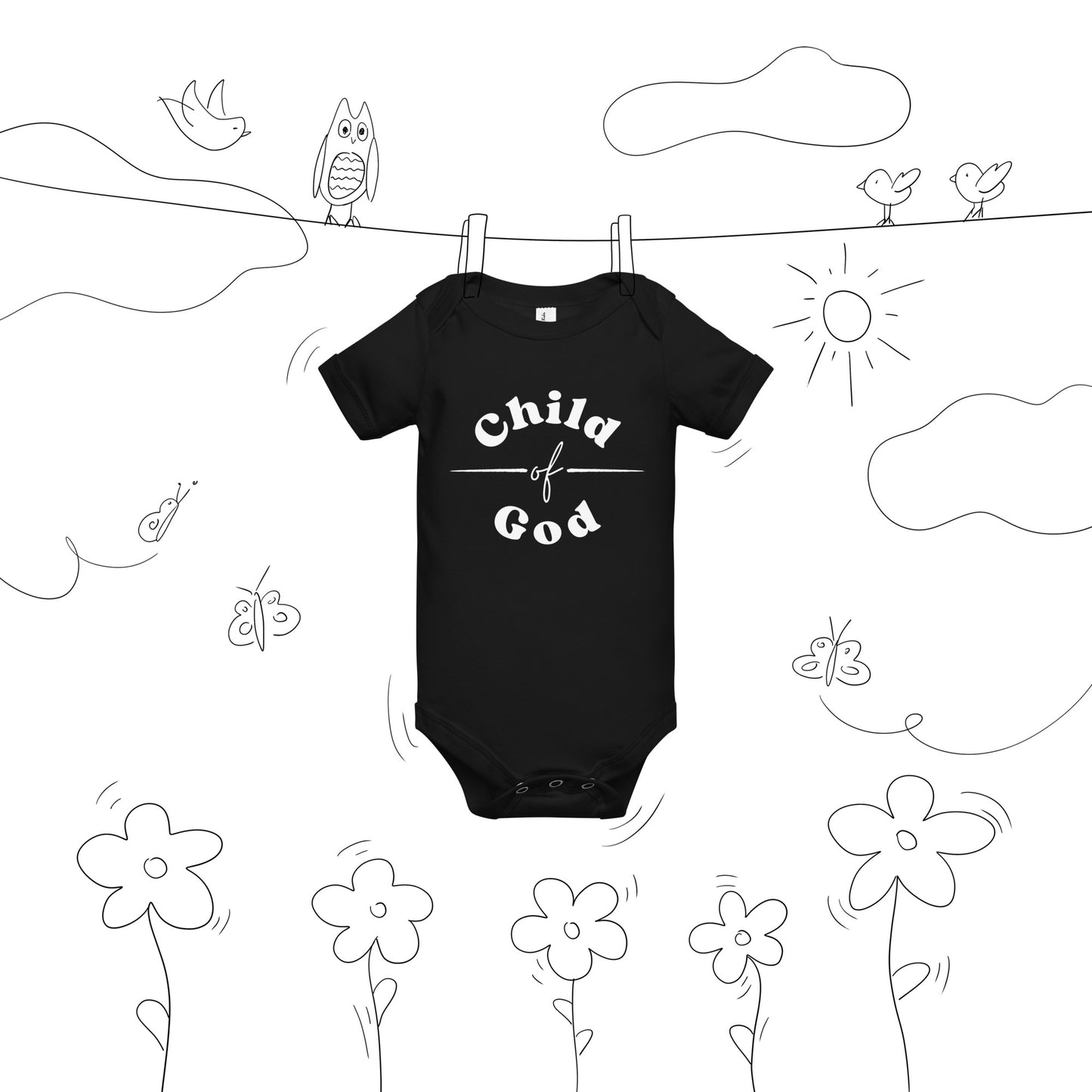 Child of God Baby Short Sleeve One Piece