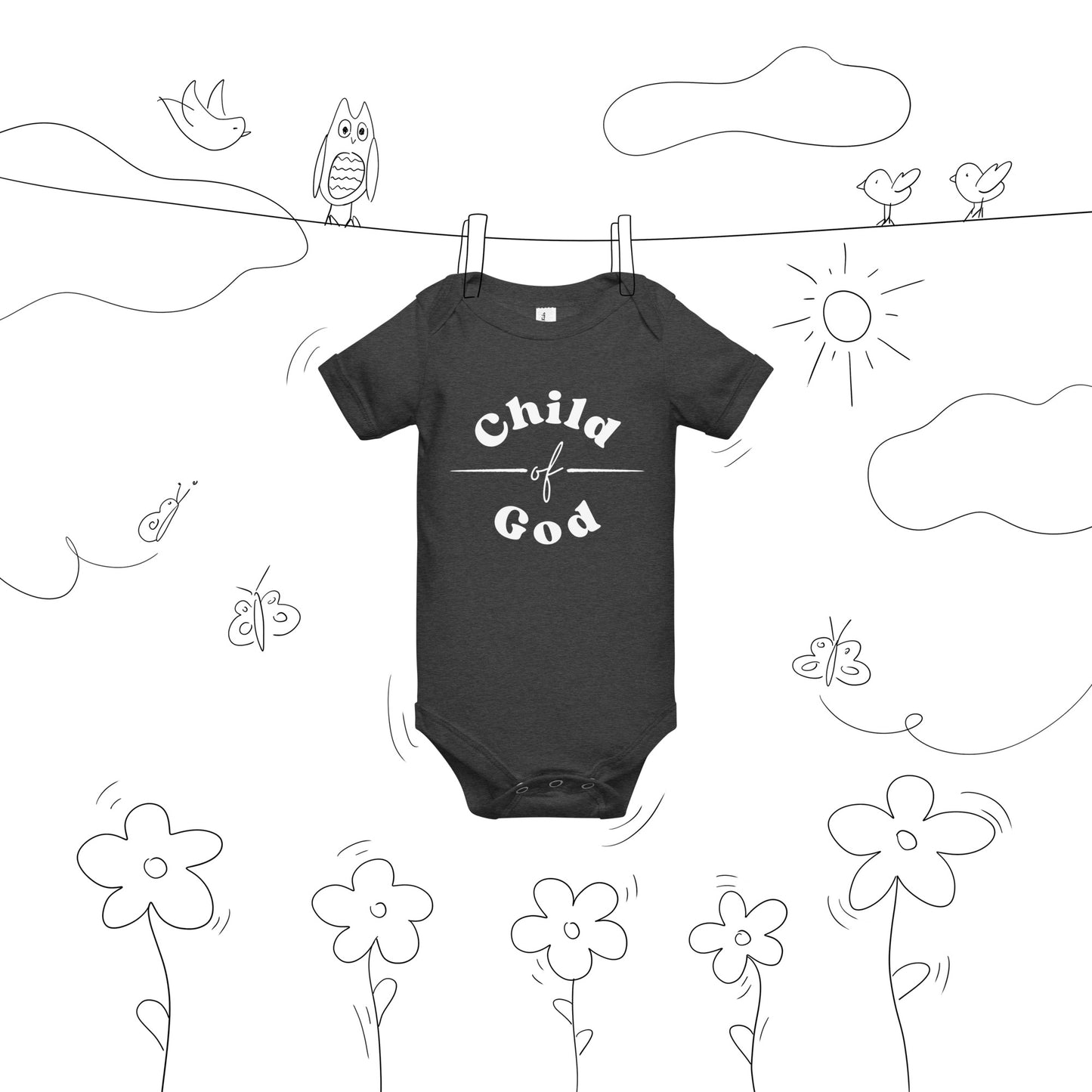 Child of God Baby Short Sleeve One Piece