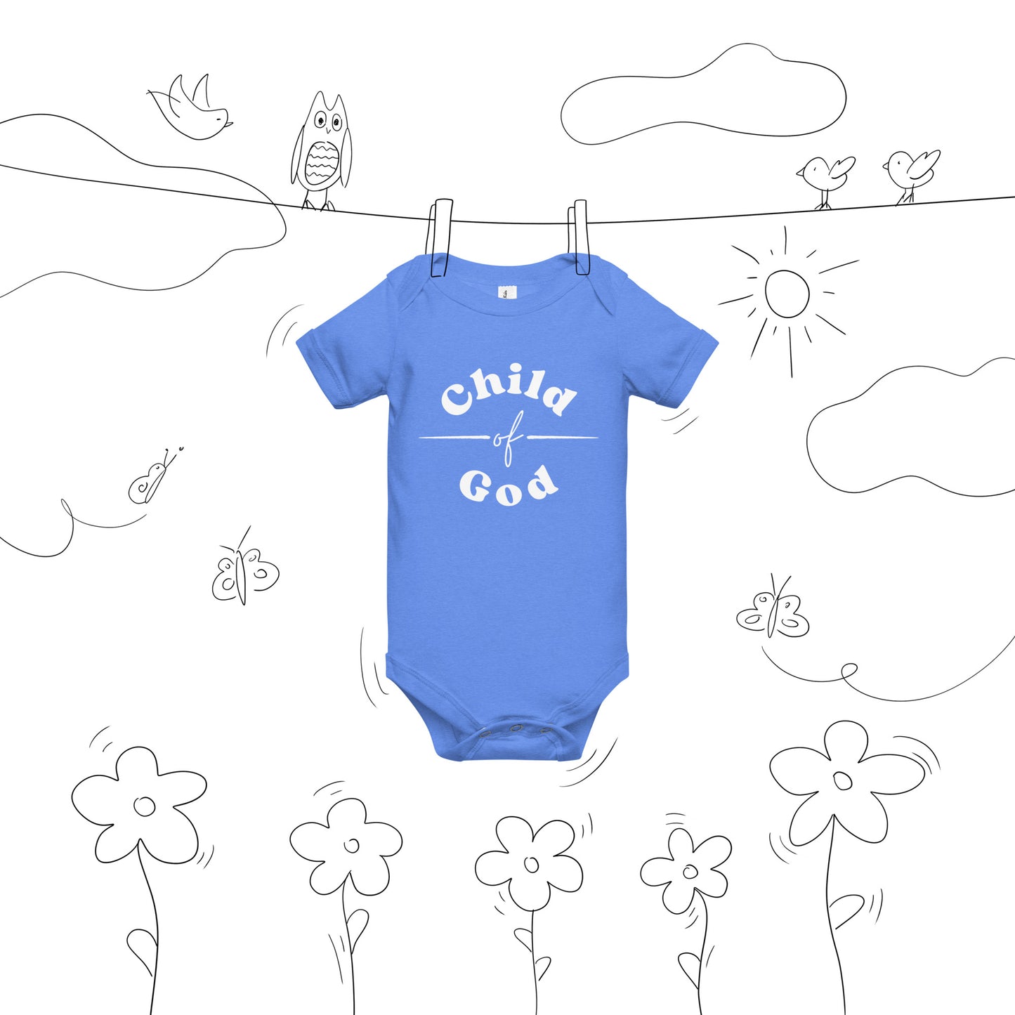 Child of God Baby Short Sleeve One Piece