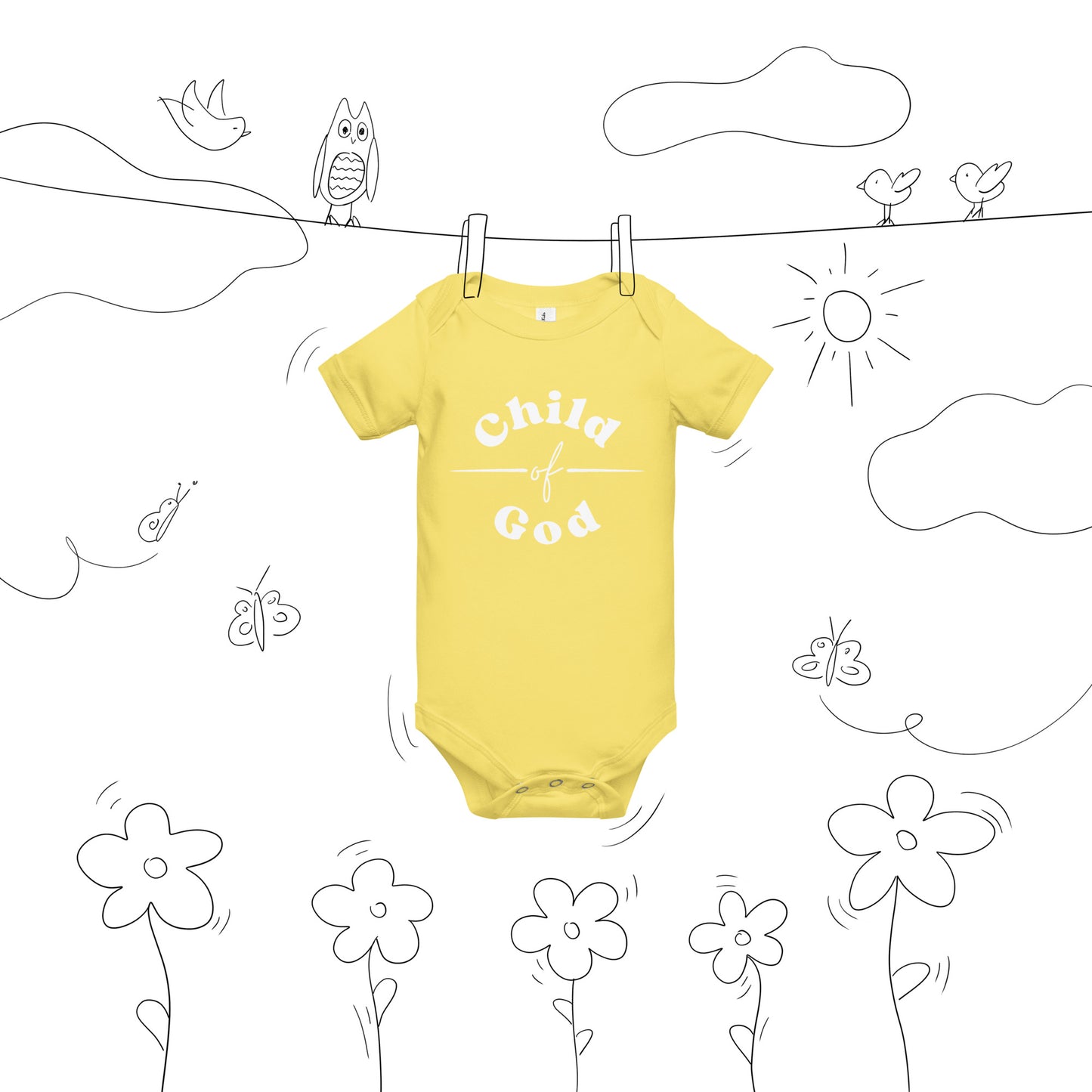 Child of God Baby Short Sleeve One Piece