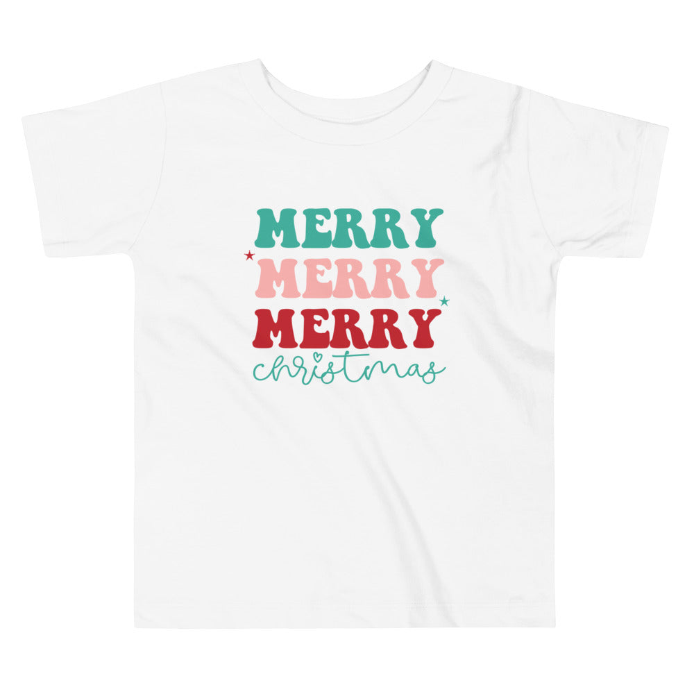 Merry Merry Merry - Toddler Short Sleeve Tee