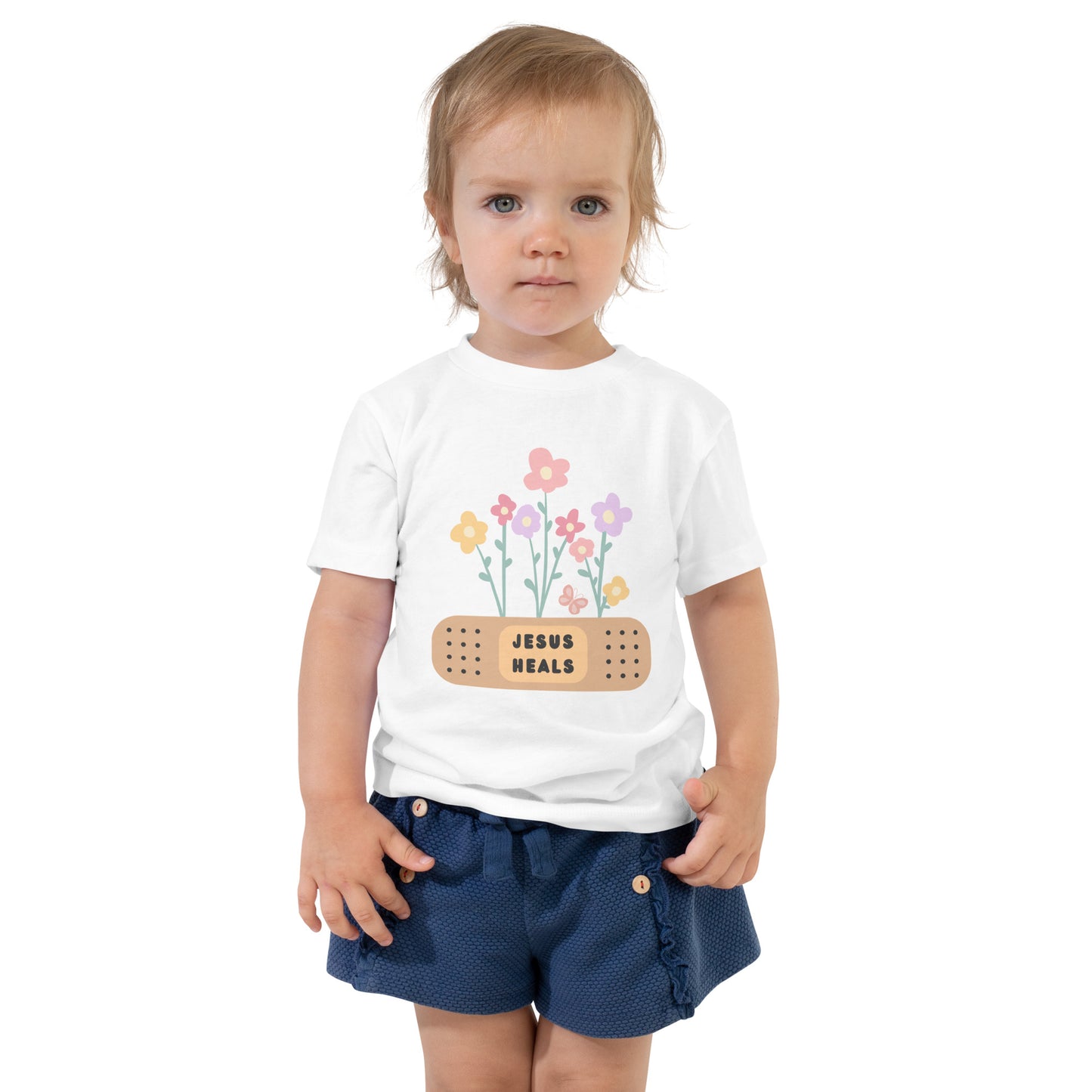 Jesus Heals Toddler Short Sleeve Tee