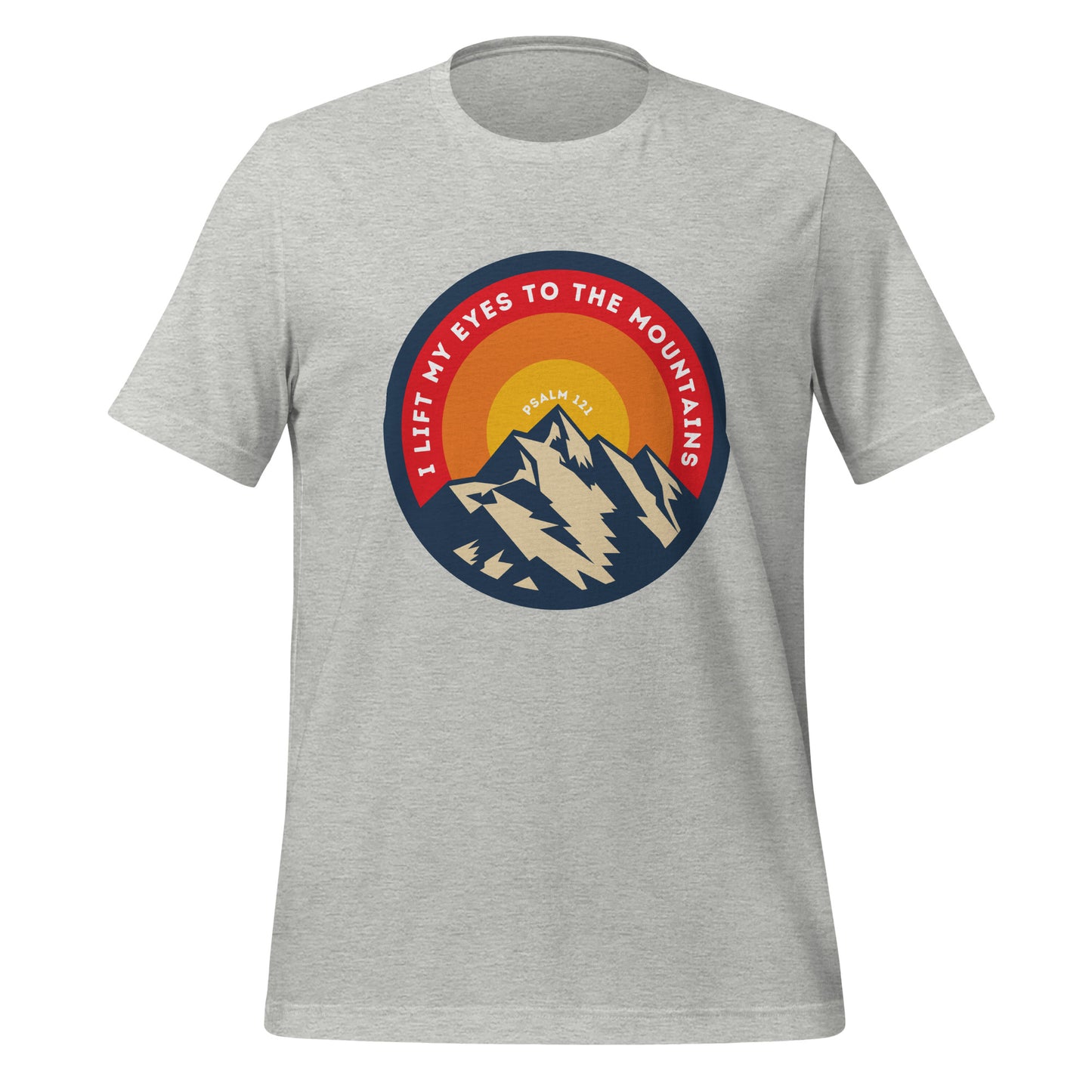 I Lift my Eyes to the Mountains Unisex t-shirt