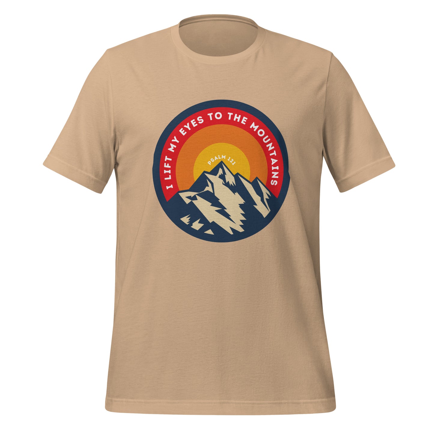 I Lift my Eyes to the Mountains Unisex t-shirt