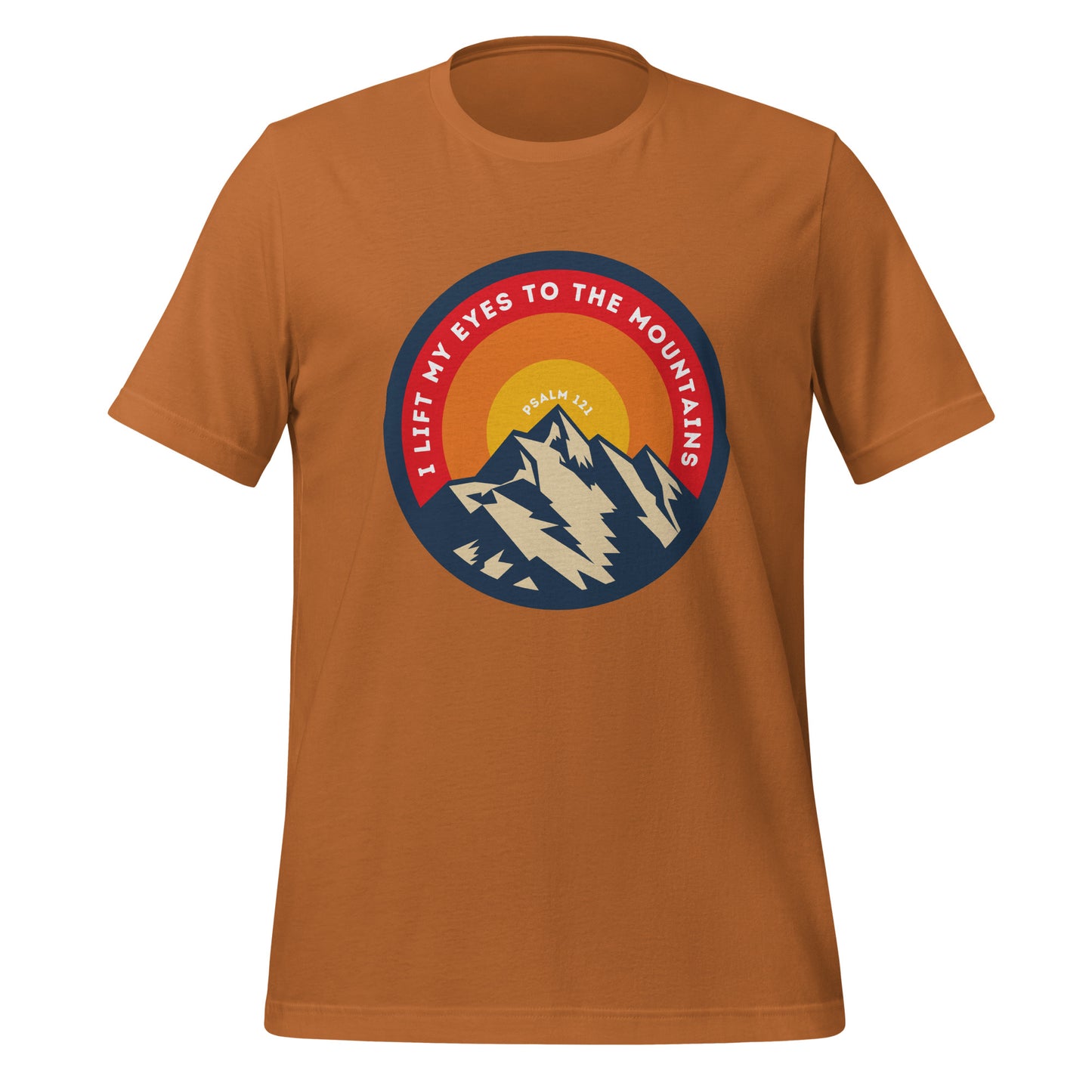 I Lift my Eyes to the Mountains Unisex t-shirt