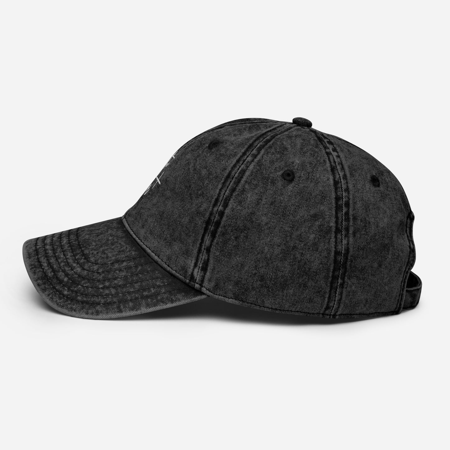 Faith Over Fear Embroidered Vintage Cotton Twill Cap