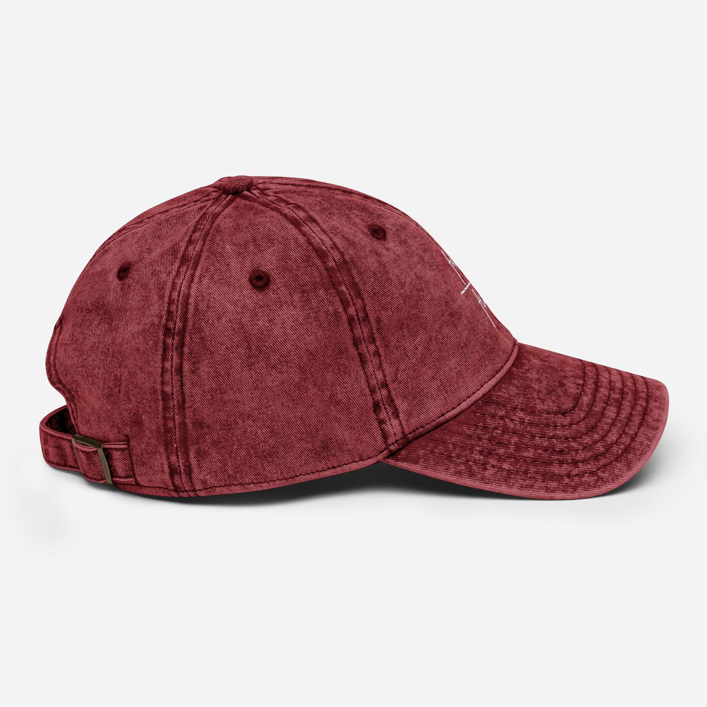 Faith Over Fear Embroidered Vintage Cotton Twill Cap