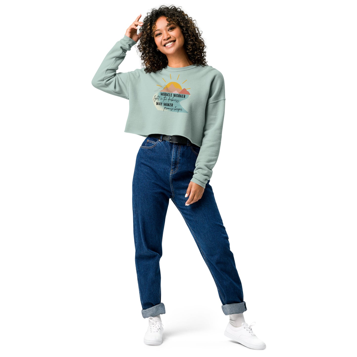 Way Maker Crop Sweatshirt