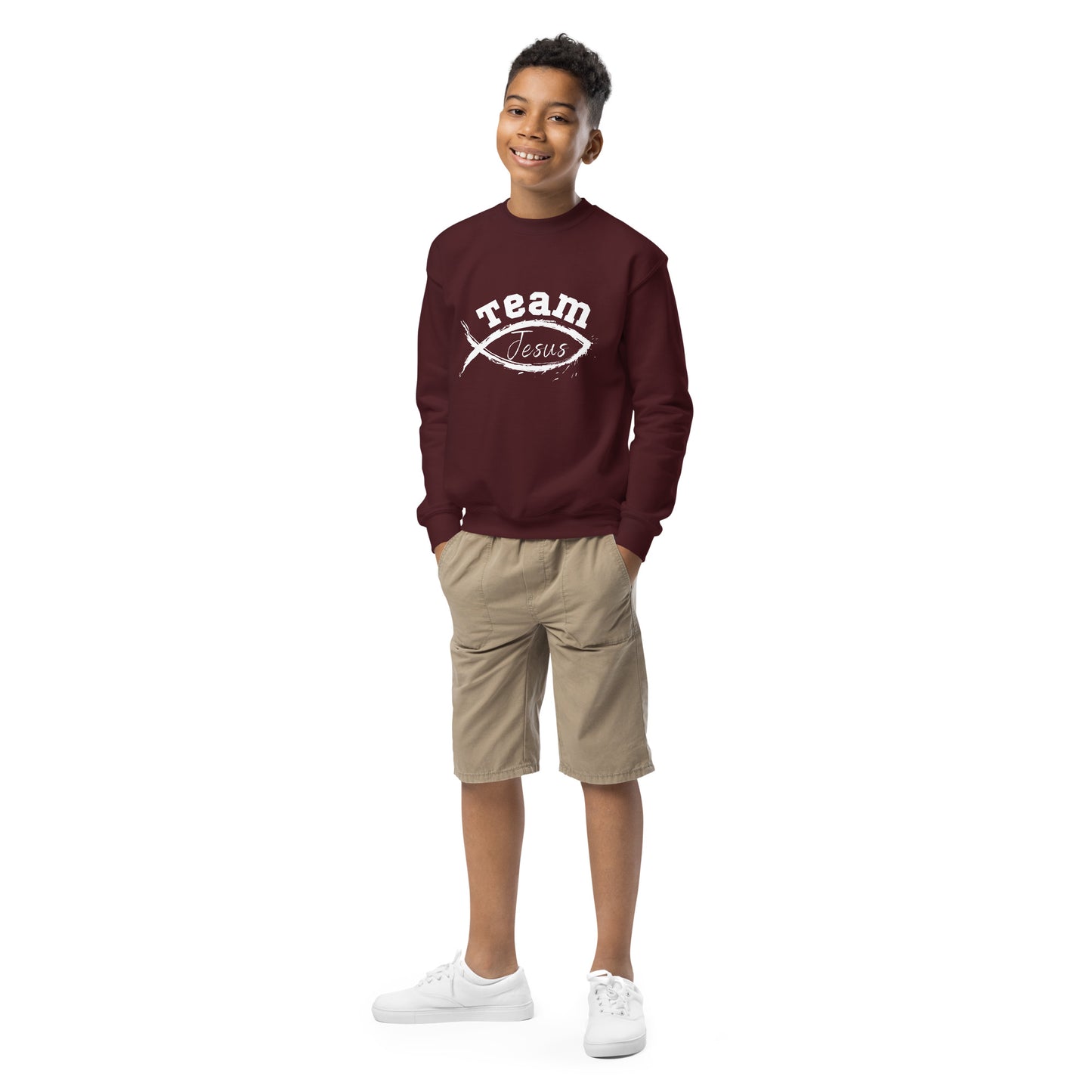 Team Jesus Youth Crewneck Sweatshirt