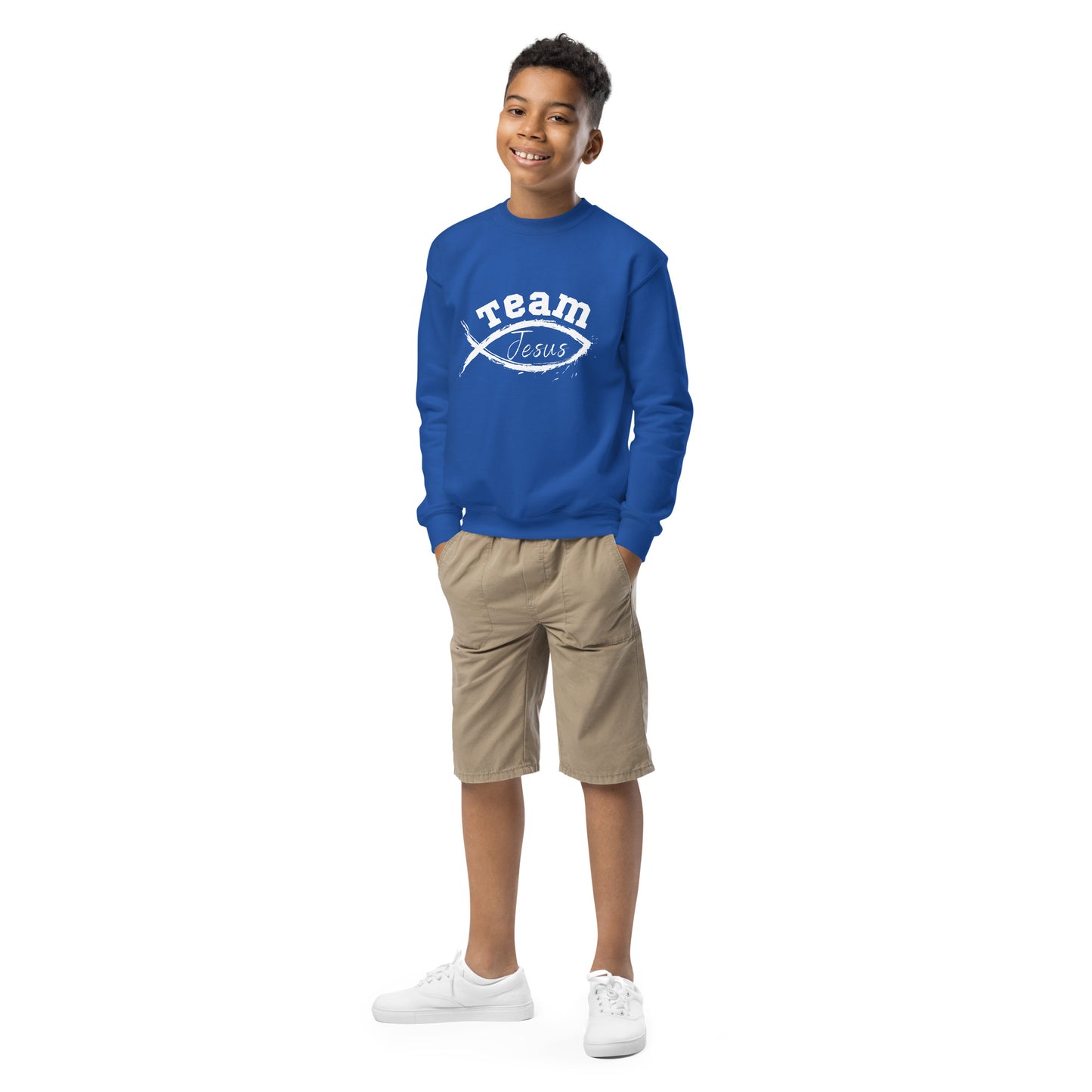 Team Jesus Youth Crewneck Sweatshirt